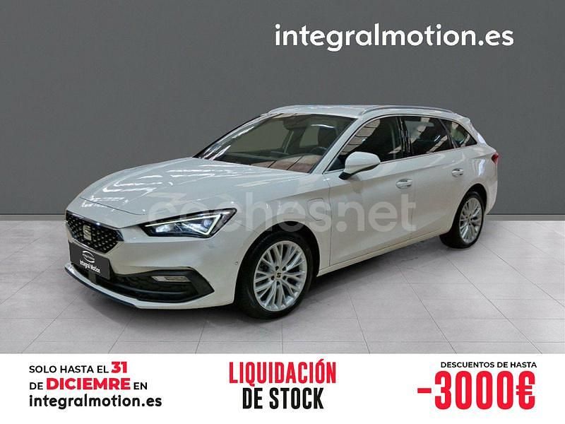 Blanco Usado 2021 Seat Leon XCELLENCE Berlina | 21.990 € (Precio justo) - Imagen 1/4