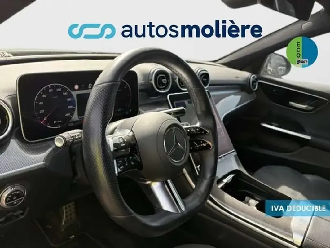Usado Mercedes C220 200 CV (147 kW) 2021 Gris Familiar