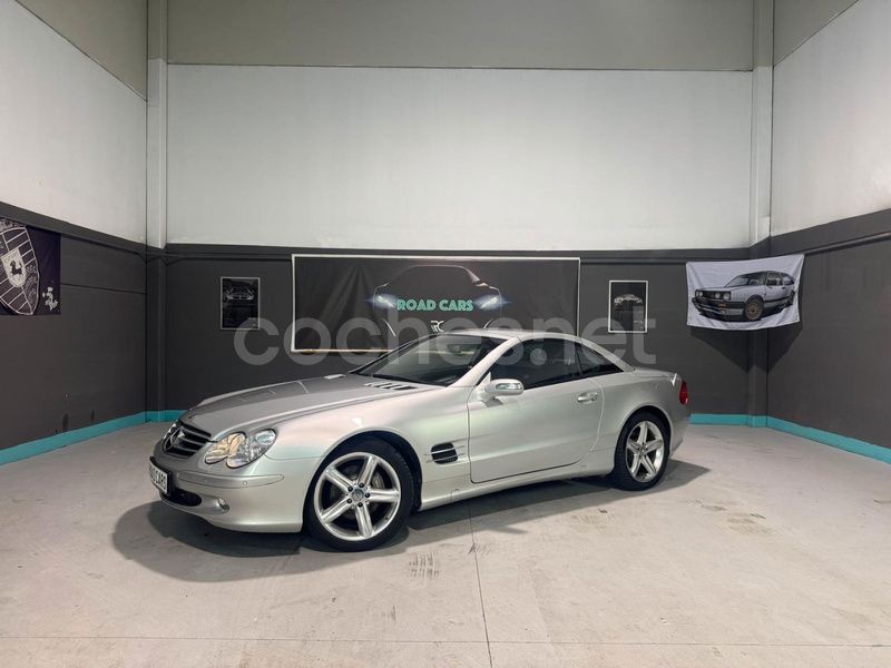 Gris / plata Usado 2004 Mercedes SL350 Descapotable | 25.500 € (Caro) - Imagen 1/4