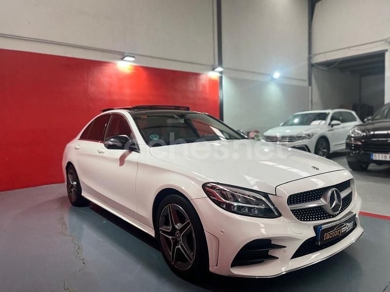 Usado Mercedes C200 160 CV (117 kW) 2019 Blanco Berlina