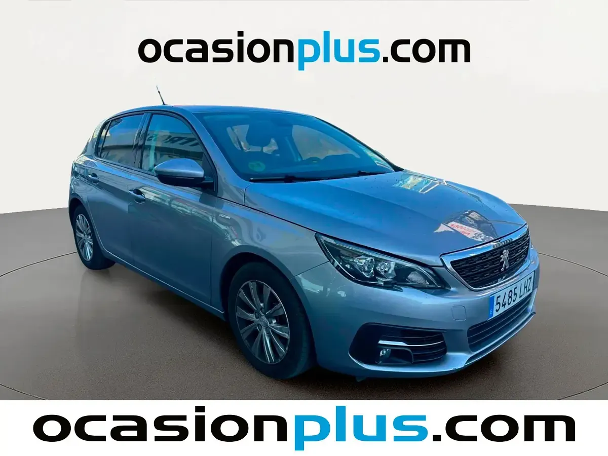 Usado Peugeot 308 Style 131 CV (96 kW) 2020 Gris Utilitario