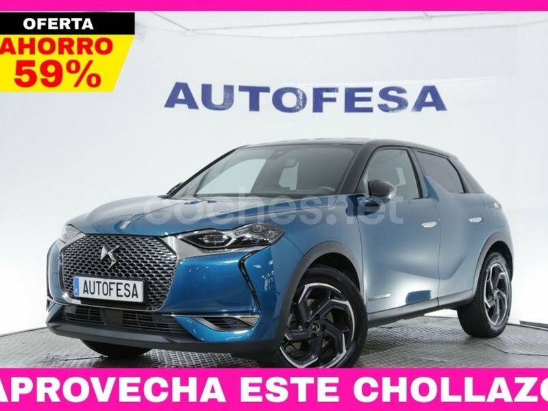 Azul Usado 2019 DS Automobiles DS3 Crossback Grand Chic SUV | 16.990 € (Precio justo) - Imagen 1/4