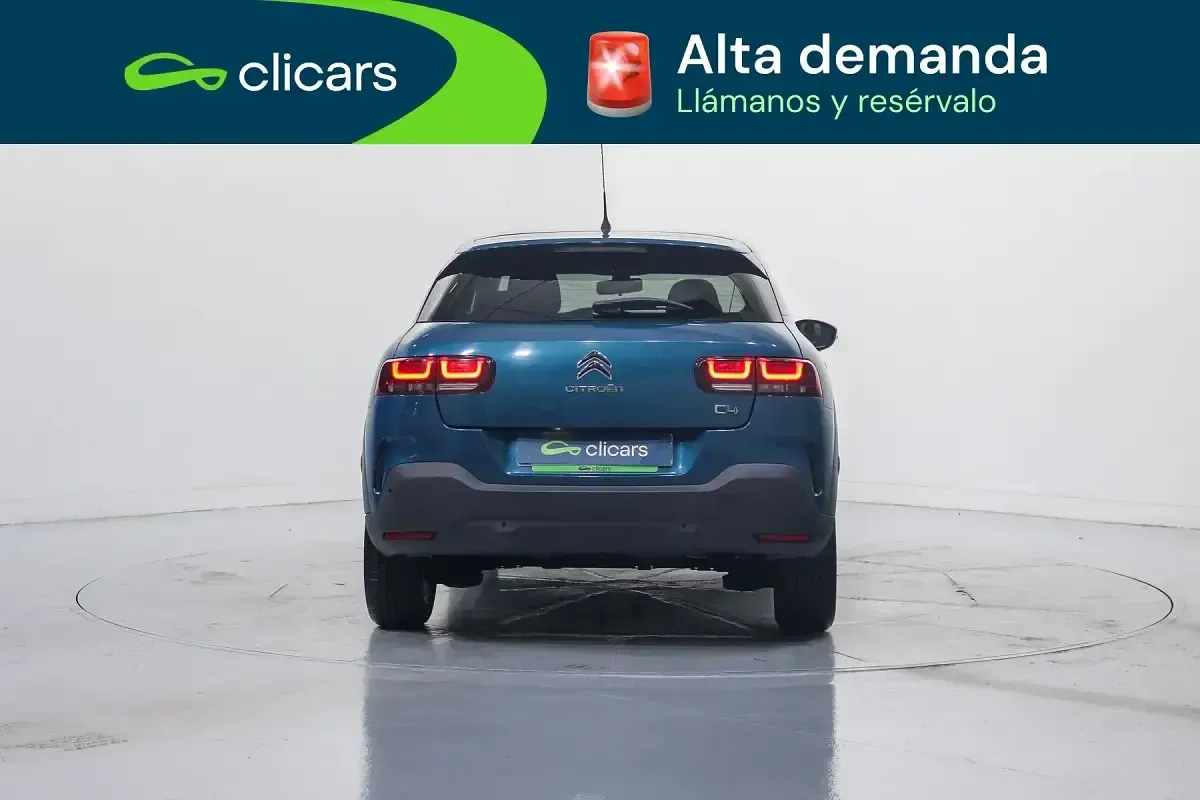 Usado Citroën C4 Cactus Feel 110 CV (80 kW) 2019 Azul Utilitario