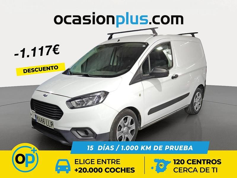 Blanco Usado 2020 Ford Transit Trend Berlina | 12.290 € (Precio justo) - Imagen 1/4