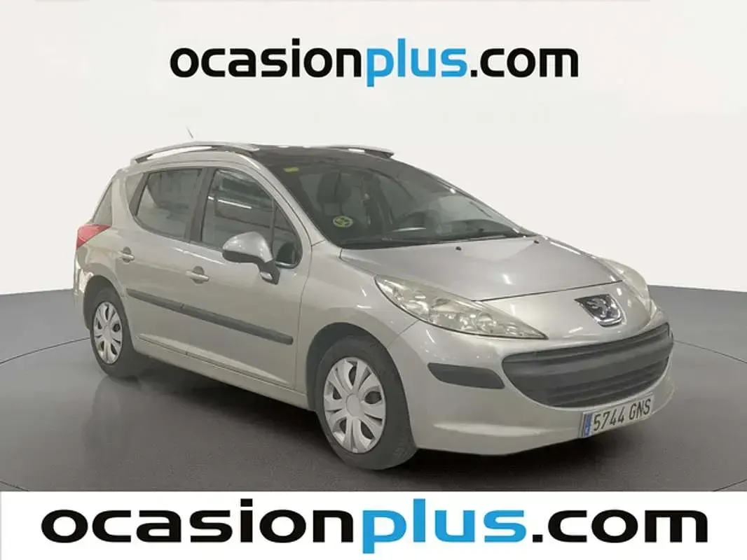 Usado Peugeot 207 90 CV (66 kW) 2009 Gris Familiar