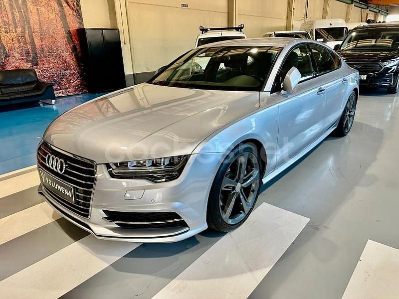 Usado Audi A7 Sportback S-Line 272 CV (200 kW) 2016 Gris / plata Utilitario