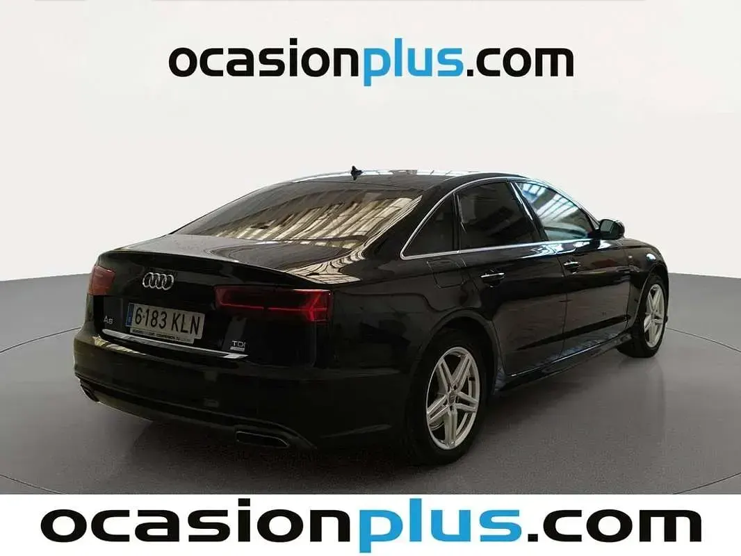 Usado Audi A6 S-Line 190 CV (139 kW) 2018 Negro Berlina