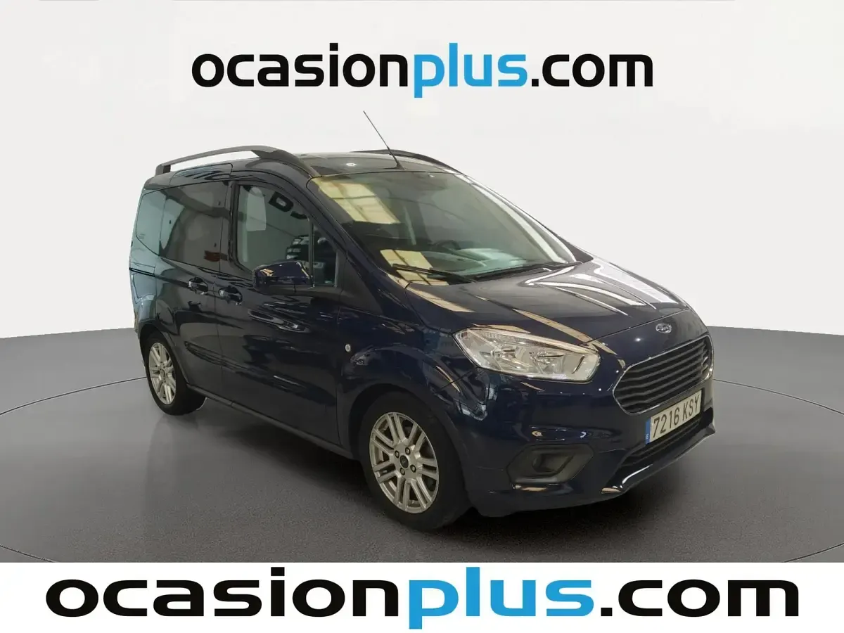 Usado Ford Tourneo Courier Titanium 102 CV (75 kW) 2019 Azul Monovolumen