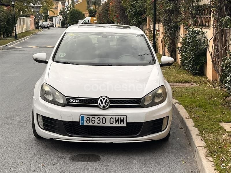 Usado VW Golf VI GTD 170 CV (125 kW) 2009 Blanco Utilitario