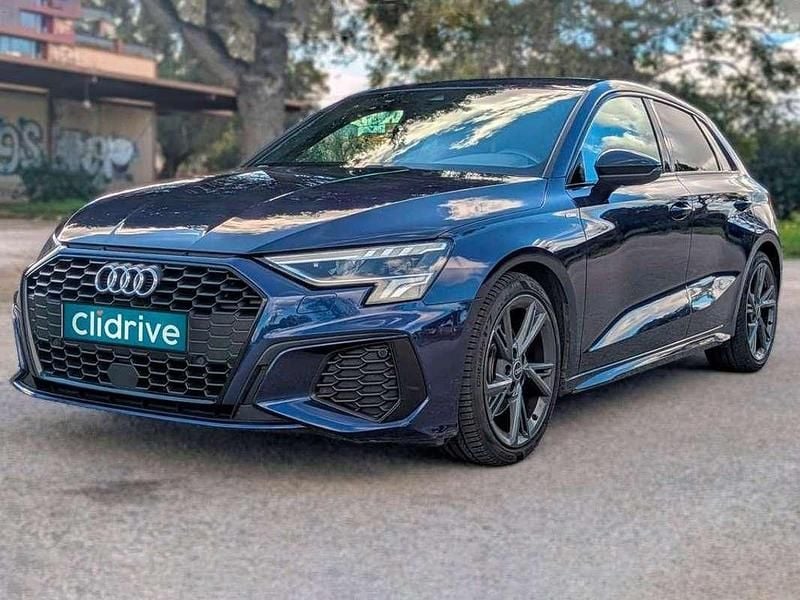 Usado Audi A3 S-Line 150 CV (110 kW) 2021 Azul Berlina