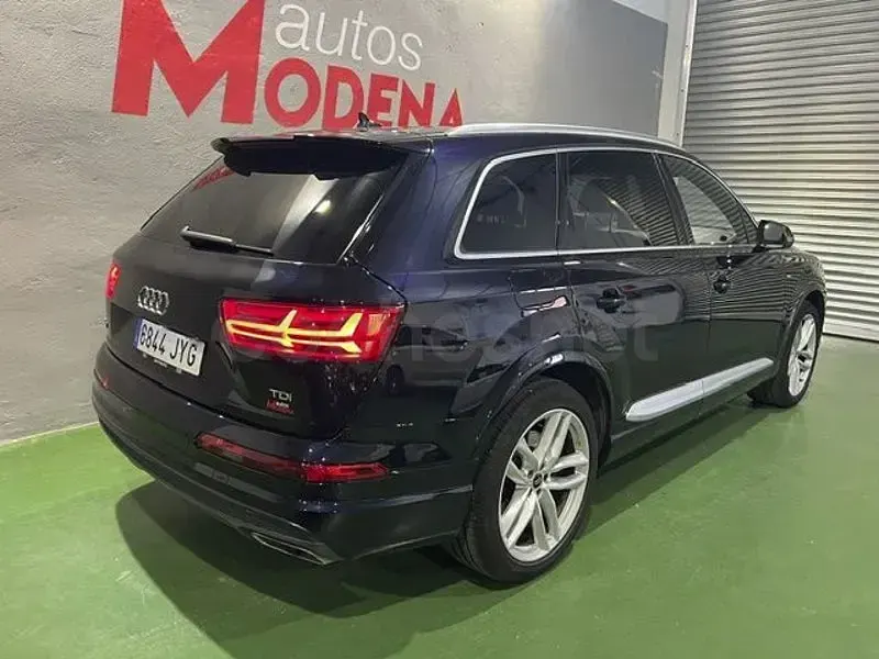Begagnad Audi Q7 S-Line 218 HK (160 kW) 2017 Blå SUV