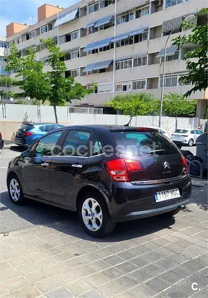 Usado Citroën C3 Exclusive 92 CV (67 kW) 2011 Negro Berlina