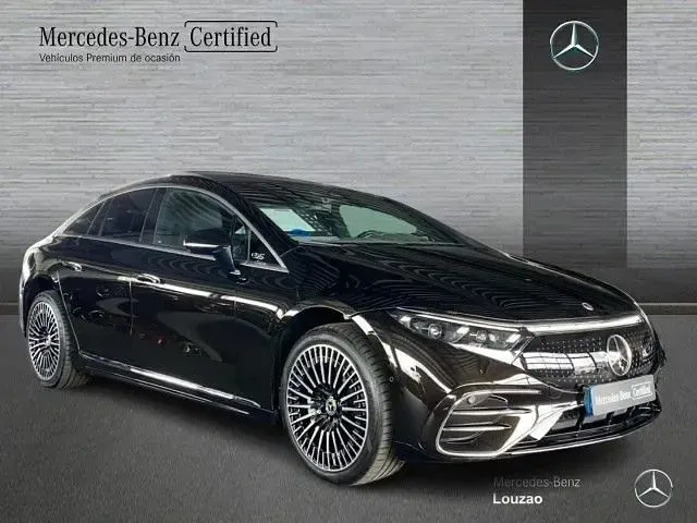 Usado Mercedes EQS580 Edition 384 kW (523 CV) 2022 Negro ónix Berlina