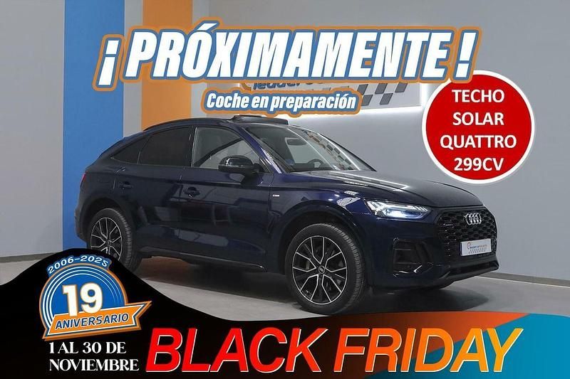 Azul Usado 2021 Audi Q5 SUV | 47.900 € - Imagen 1/4