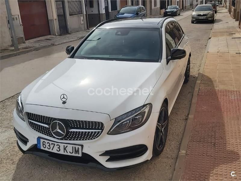 Usado Mercedes C220 170 CV (125 kW) 2018 Blanco Familiar