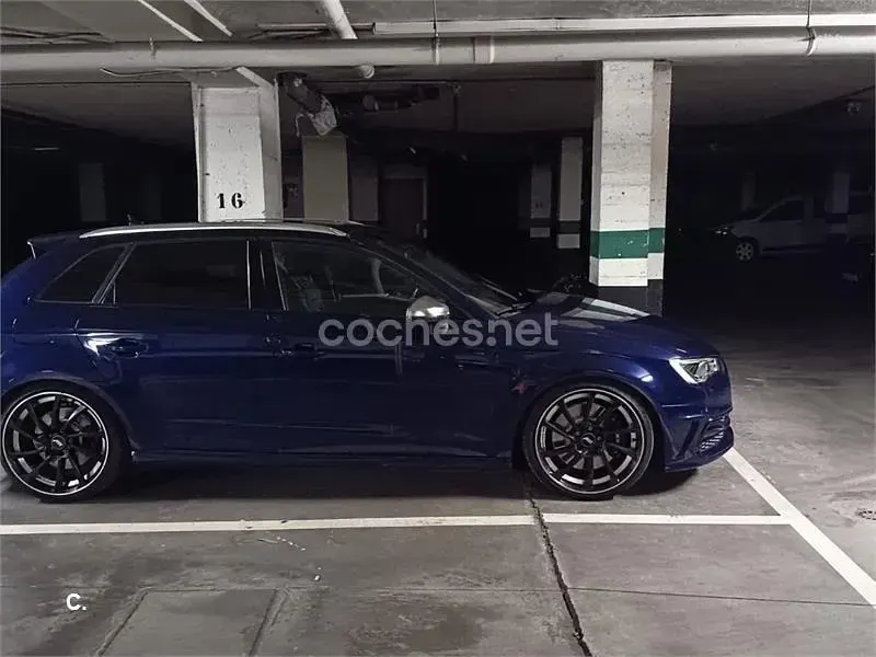 Usado Audi S3 300 CV (220 kW) 2014 Azul Berlina
