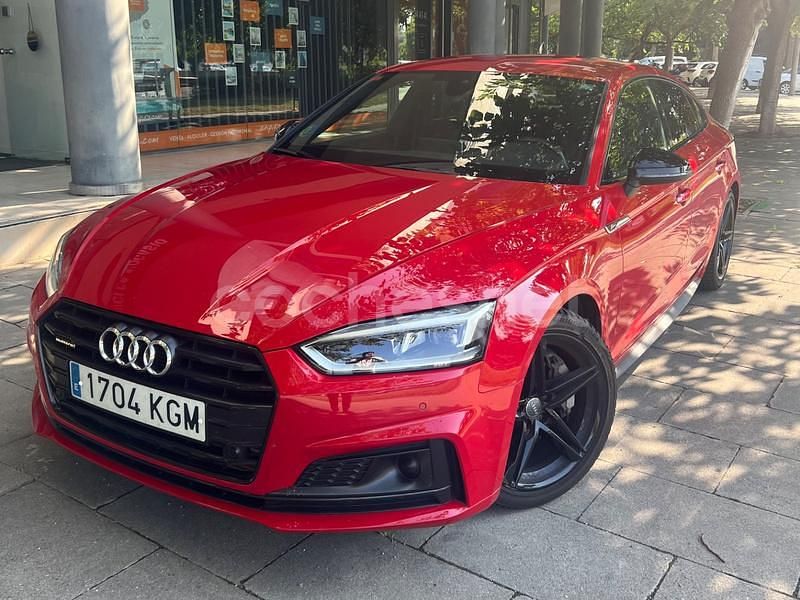 Rojo Usado 2018 Audi A5 Sportback Advanced Plus Utilitario | 30.990 € (Precio justo) - Imagen 1/4