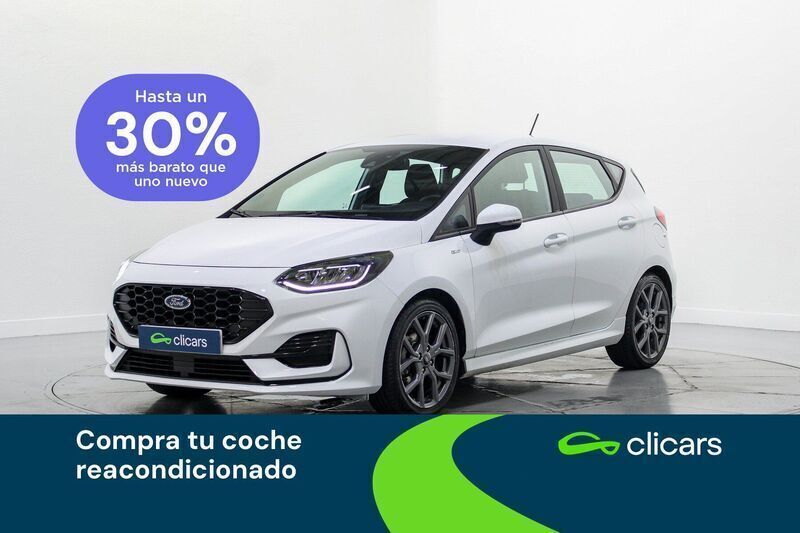 Blanco Usado 2022 Ford Fiesta ST-Line Utilitario | 15.990 € (Precio justo) - Imagen 1/4