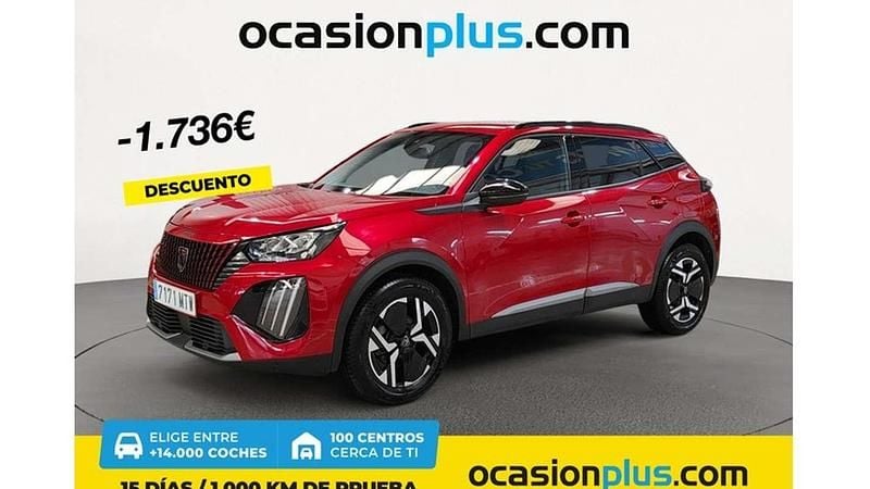 Rojo Usado 2024 Peugeot 2008 Allure SUV | 16.364 € (Super precio) - Imagen 1/4