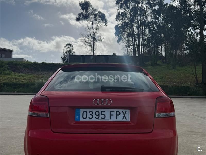 Usado Audi A3 S-Line 200 CV (147 kW) 2007 Rojo Utilitario