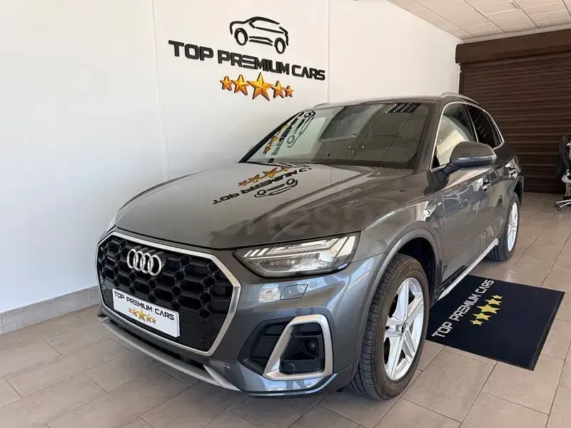 Usado Audi Q5 S-Line 204 CV (150 kW) 2021 Gris / plata SUV