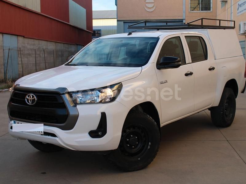 Blanco Usado 2021 Toyota HiLux Recogida | 30.500 € (Precio justo) - Imagen 1/4