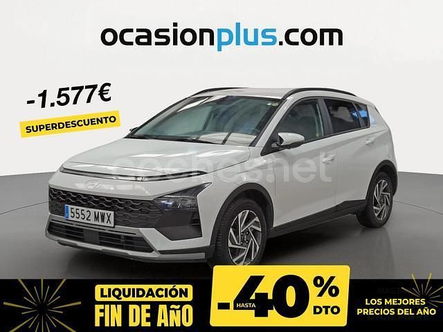 Blanco Usado 2024 Hyundai Bayon SUV | 17.350 € (Precio justo) - Imagen 1/4