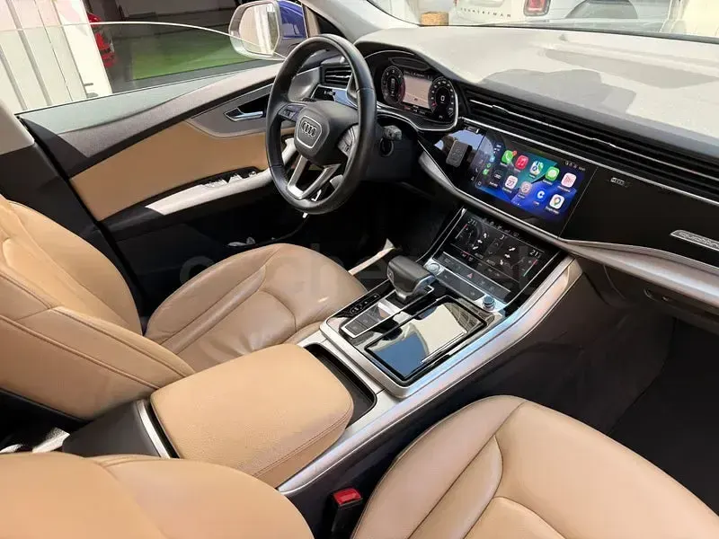 Usado Audi Q8 S-Line 286 CV (210 kW) 2020 Azul SUV