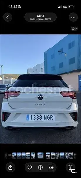 Usado VW T-Roc 110 CV (80 kW) 2023 Beige SUV