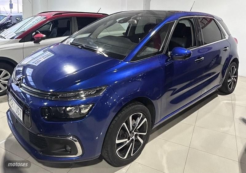 Usado Citroën C4 Picasso PureTech 130 CV (95 kW) 2016 Azul Monovolumen