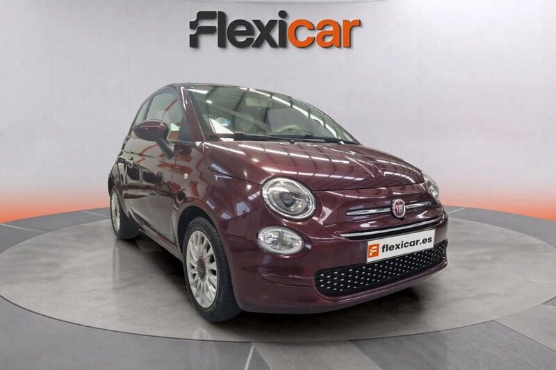 Granate Usado 2021 Fiat 500 Lounge Berlina | 8290 € (Super precio) - Imagen 1/4