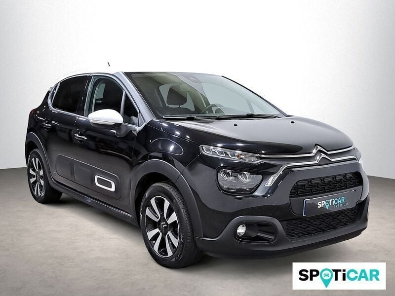 Negro Usado 2023 Citroën C3 PureTech Utilitario | 13.950 € (Precio justo) - Imagen 1/4