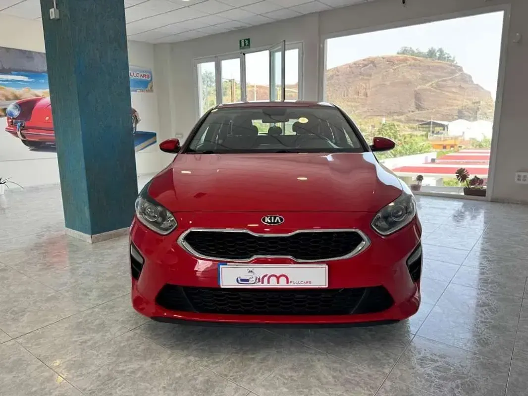 Usado Kia Ceed 101 CV (74 kW) 2019 Rojo Utilitario