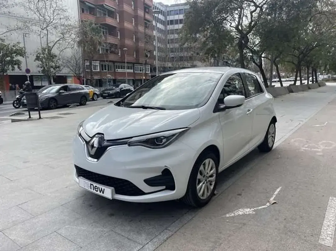 Usado Renault Zoe Intens 80 kW (109 CV) 2020 Blanco Utilitario