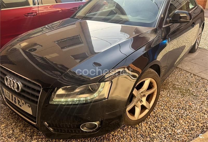 Usado Audi A5 190 CV (139 kW) 2009 Negro Coupe