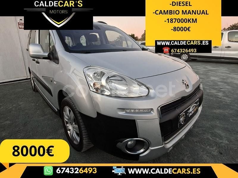 Gris / plata Usado 2013 Peugeot Partner Tepee Outdoor Monovolumen | 8000 € (Precio justo) - Imagen 1/4