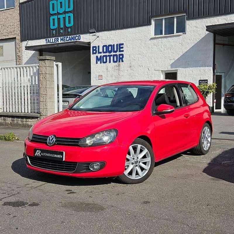 Usado VW Golf VI Highline 140 CV (102 kW) 2008 Rojo Utilitario