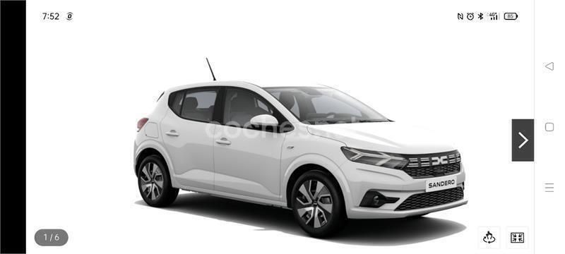 Blanco Nuevo 2025 Dacia Sandero Expression Utilitario | 14.900 € - Imagen 1/1