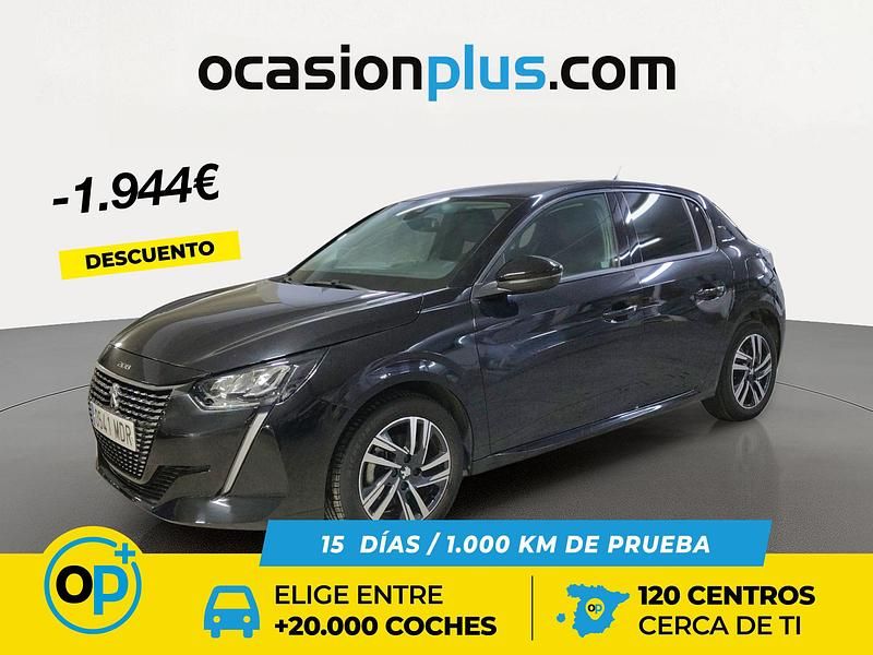Usado Peugeot 208 Allure 100 CV (73 kW) 2023 Negro Utilitario