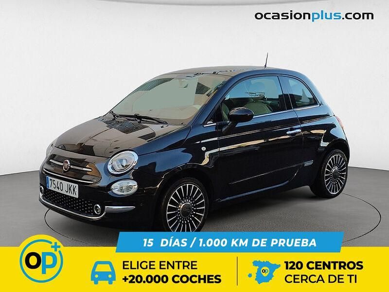 Usado Fiat 500 Lounge 69 CV (50 kW) 2015 Negro Utilitario