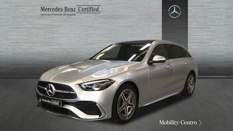 Plateado Usado 2024 Mercedes C300 Familiar | 49.250 € - Imagen 1/4
