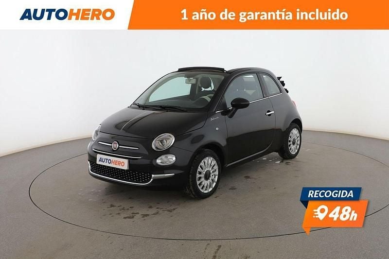Negro Usado 2022 Fiat 500 Dolcevita Descapotable | 13.999 € (Precio justo) - Imagen 1/3