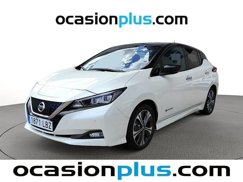 Blanco Usado 2019 Nissan Leaf Tekna Utilitario | 9728 € (Super precio) - Imagen 1/4
