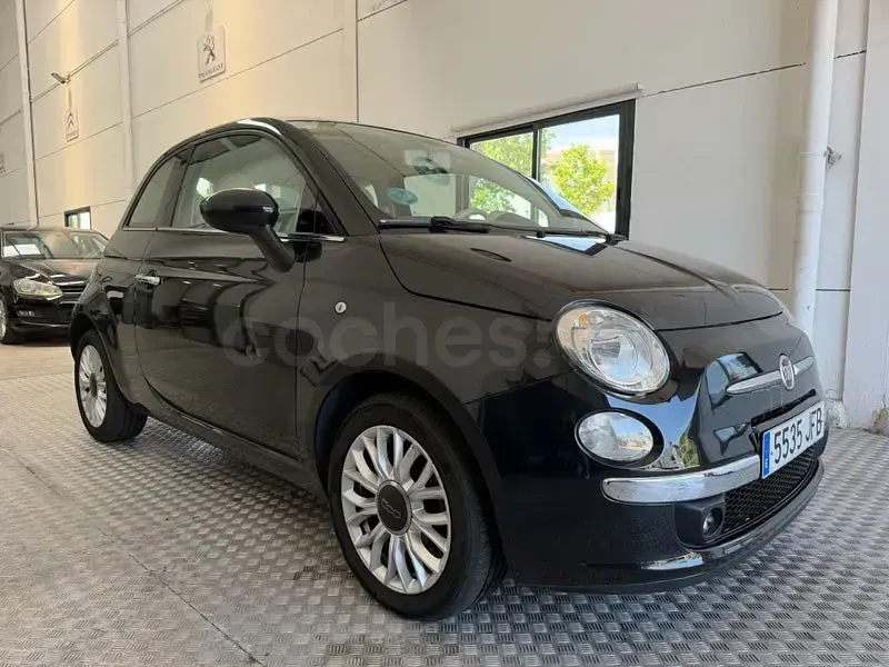 Usado Fiat 500 Lounge 69 CV (50 kW) 2015 Negro Berlina