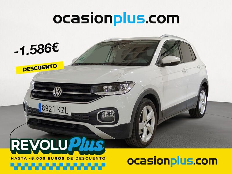 Blanco Usado 2019 VW T-Cross Sportline SUV | 17.450 € (Precio justo) - Imagen 1/4