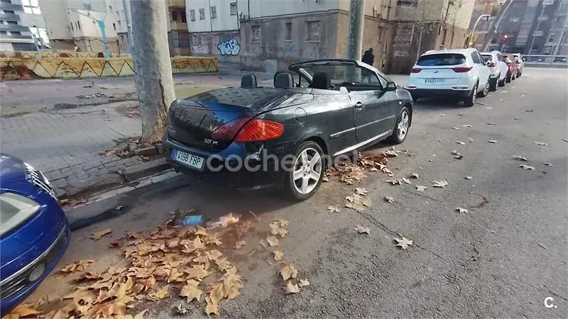 Usado Peugeot 307 CC 136 CV (100 kW) 2006 Negro Descapotable