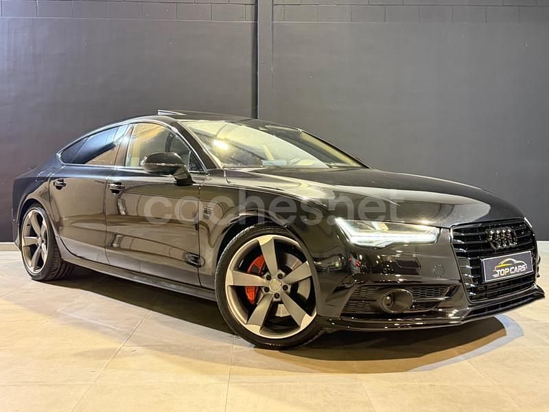 Negro Usado 2017 Audi A7 Sportback S-Line Utilitario | 23.500 € (Precio justo) - Imagen 1/4