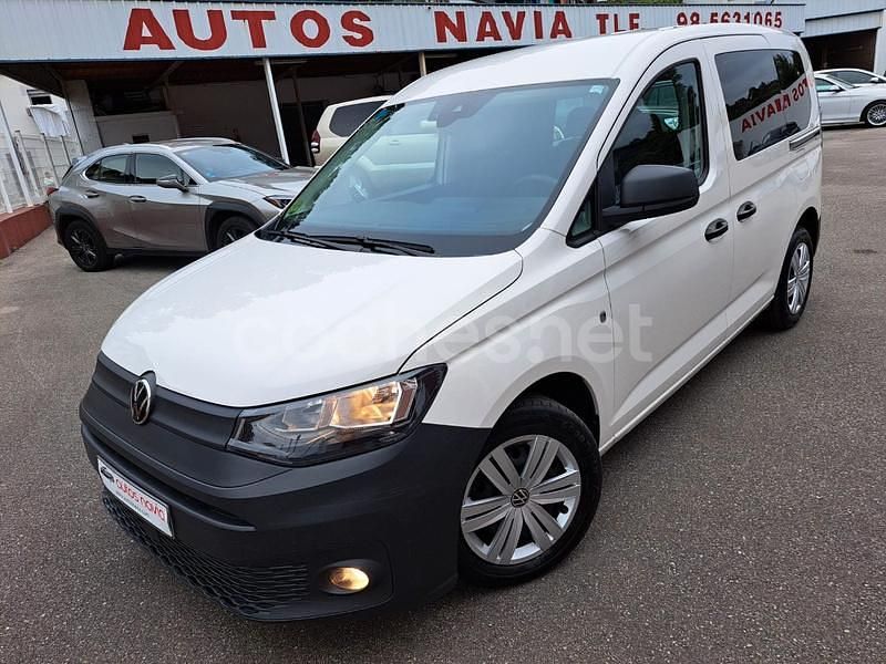 Blanco Usado 2021 VW Caddy Trendline Monovolumen | 22.900 € (Precio justo) - Imagen 1/4