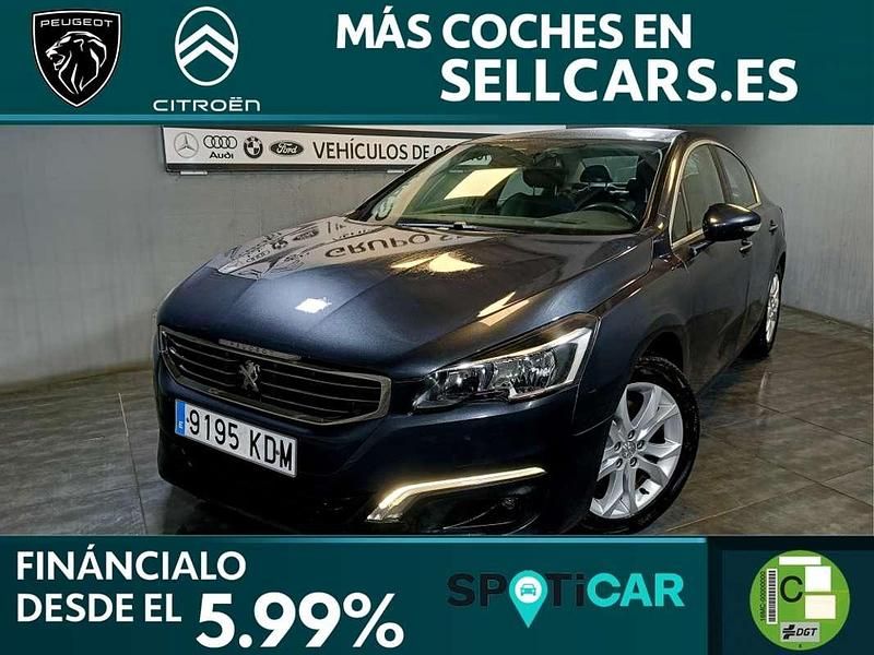 Usado Peugeot 508 Allure 150 CV (110 kW) 2017 Gris Berlina