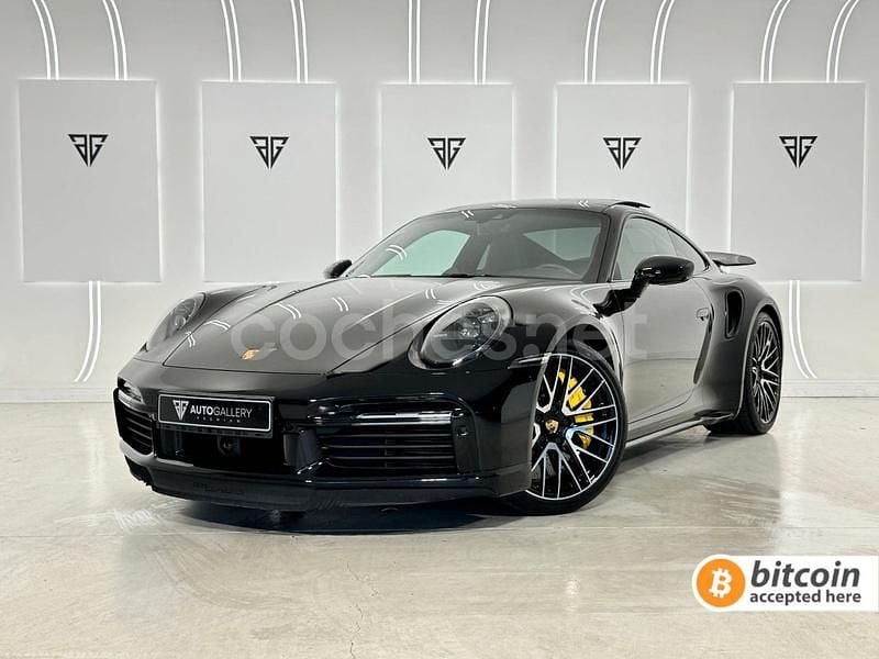 Negro Usado 2021 Porsche 911 Turbo S Coupe | 216.900 € (Buen precio) - Imagen 1/4